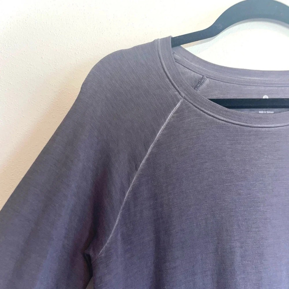 Athleta Dark Gray Side Zip Knee-length Sweatshirt Dress Small Women’s - Picture 3 of 12